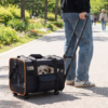 654fbfecec313d9ba29c32009298f6f0.png Rolling Pet Carrier with Removable Pad