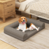 75adf63583bfeddf574271103669167f.png Foam Bolster Dog Bed with Washable Cover