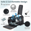 b8fd5caa57e9a342dfbd1a86576a6182.png Rolling Pet Carrier with Removable Pad