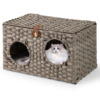 Foldable Woven Cat Hideaway