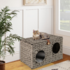 Foldable Woven Cat Hideaway
